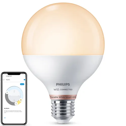 Inteligentna żarówka LED PHILIPS G95 927-65 TW 11W E27 Wi-Fi/Bluetooth