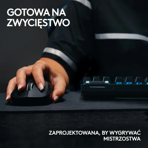 Klawiatura mechaniczna Logitech G Pro X TKL Lightspeed Tactile - GX Brown - czarny