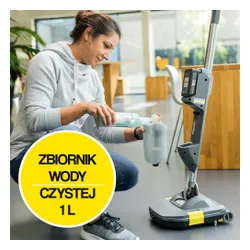 Mop elektryczny KARCHER Professional BR 30/1 C BP (Bezprzewodowy)