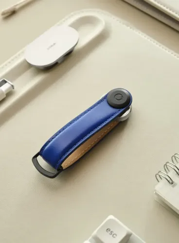 Skórzane etui na klucze Orbitkey Key Organiser Leather - ultramarine