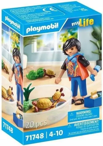 PLAYMOBIL MY LIFE 71748 TERRARIUM Z ŻÓŁWIAMI zestaw dla dzieci 4+