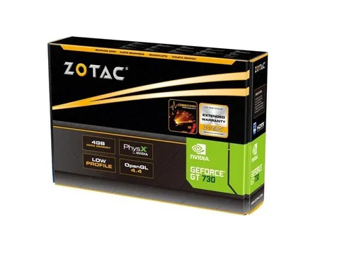 Karta graficzna Zotac GeForce GT 730 Zone Edition 4 GB DDR3 64bit