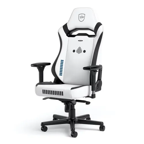 Fotel Noblechairs HERO ST Stormtrooper Edition Gamingowy do 150kg Skóra ECO High Tech Biało-czarny