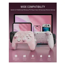 Adapter FUNLAB Firefly Pro Controller - Cat Paw do Nintendo Switch / Switch 2 Bezprzewodowy