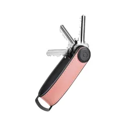Skórzane etui organizer na klucze Orbitkey Hybrid Leather - pastel pink