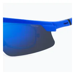 Polaroid PLD 7056/CI/S матовые синие/синее зеркало поляризованные мужские солнцезащитные очки