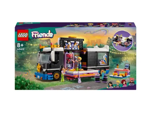 Конструктор LEGO Friends 42619 концертный автобус поп-звезды