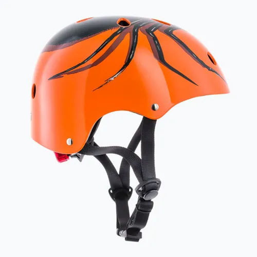 Kask rowerowy dziecięcy Hornit Spider orange/black
