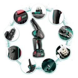 Piła łańcuchowa akumulatorowa TOKACHI 21V Drakkar 35 2x3Ah