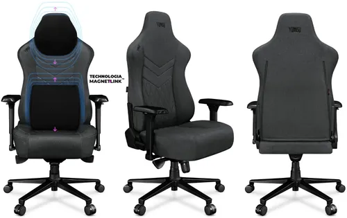 Fotel YUMISU 2053 Magnetic Ciemnoszary