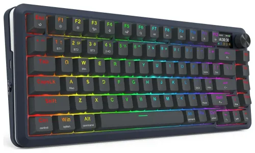 Klawiatura mechaniczna Redragon Flekact K708-RGB-PRO Czarny