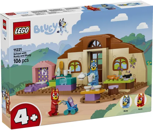 LEGO 11221 Bluey Szkoła z Ryżykiem i Blue