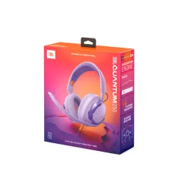 Słuchawki przewodowe z mikrofonem JBL Quantum 250 Nauszne Fioletowy