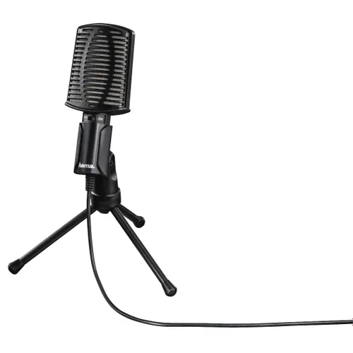 Mikrofon Hama MIC-USB Allround Przewodowy Pojemnościowy Czarny