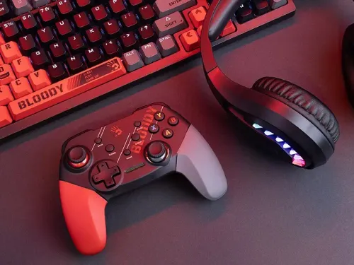 Pad A4tech GPW50 Sports Red RF do PC, PS3, Android Bezprzewodowy Czarny
