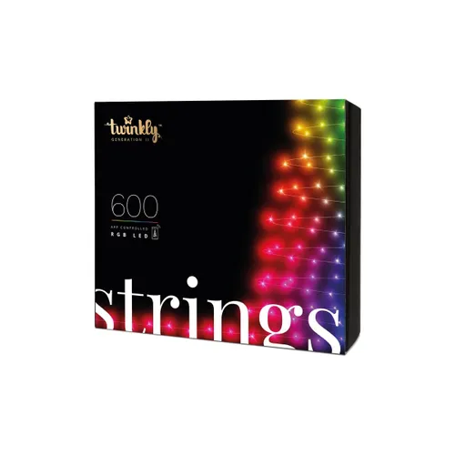 Twinkly Smart lampki choinkowe Twinkly Strings 600 LED RGB Gen 2