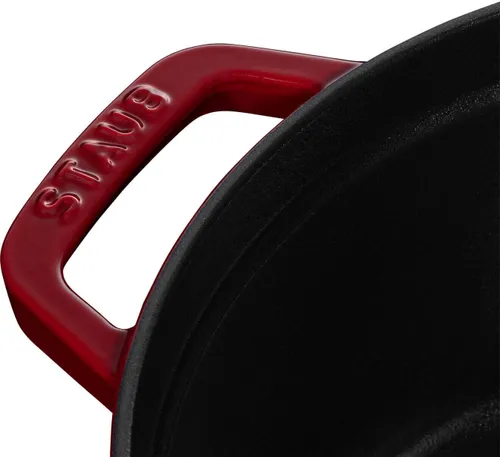 Garnek żeliwny okrągły 3.85 ltr, bordeaux STAUB LA COCOTTE Kasztanowy