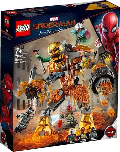 Конструктор Lego Marvel Spider - Man битва с расплавленным человеком (76128)