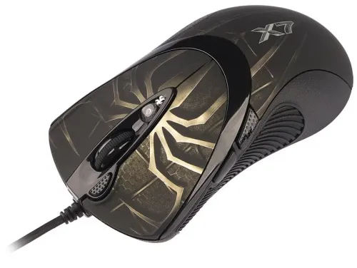 Myszka gamingowa A4Tech XL-747 przewodowa 3600 dpi laserowa czarna