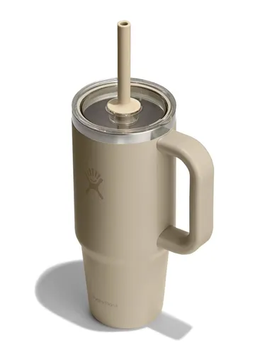 Kubek termiczny Hydro Flask 24 Oz  Travel Tumbler Clear Lid (710 ml) - oat