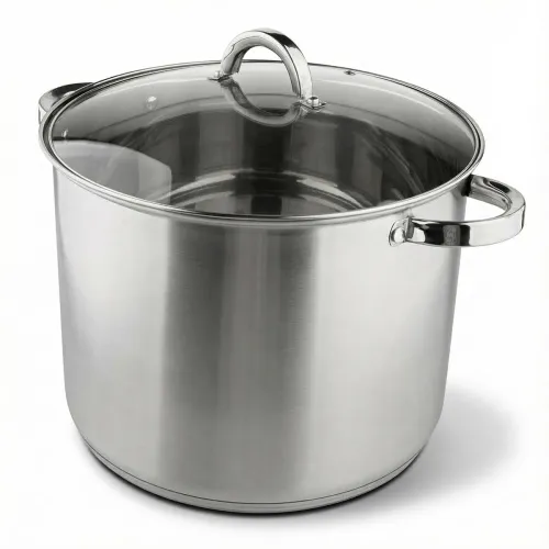 Garnek ze stali nierdzewnej z pokrywką FABIO 15 l
