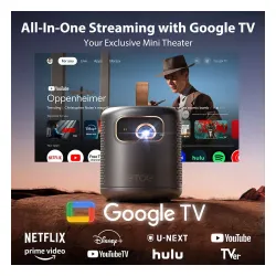 Projektor ETOE Dolphin LED DLP Full HD Wi-Fi Bluetooth Chromecast AirPlay Google TV