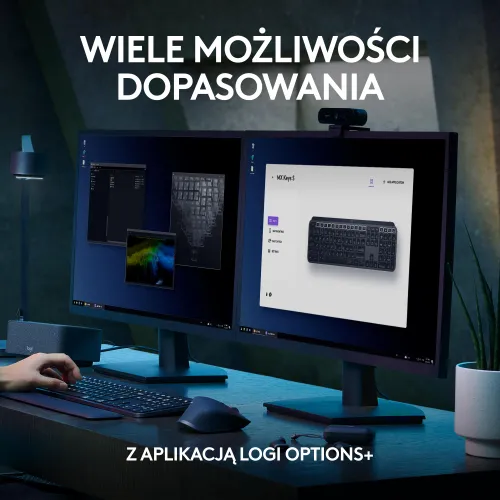 Klawiatura membranowa Logitech MX Keys S - szary