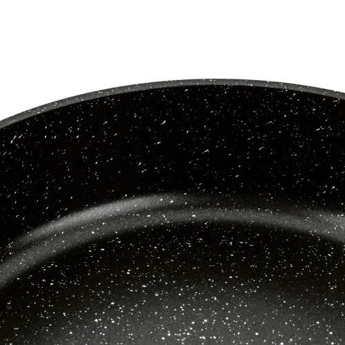 Patelnia głęboka z krótkimi uchwytami KONIGHOFFER Pollo Black 28 cm