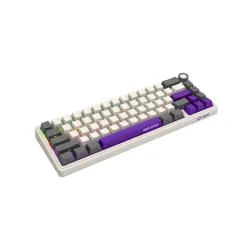 Klawiatura mechaniczna Lorgar KBP70MW Toxic Purple Beżowy