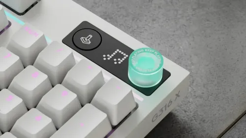 Klawiatura gamingowa Logitech G316 X 98 przewodowa mechaniczna podświetlana biała