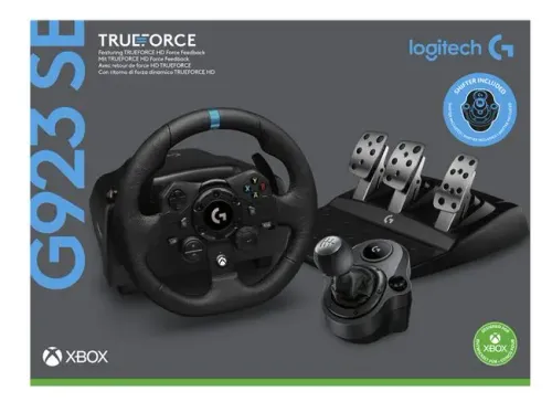 Logitech G923 SE Shifter Combo руль с педалями для Xbox Series X/S, Xbox One, PC Force Feedback + ShifterCom