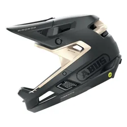 Kask rowerowy ABUS AirDrop Czarno-złoty MTB (rozmiar S/M) MIPS