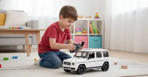 Zdalnie sterowany samochód COIL auto Mercedes G 63 RC 1:14 na pilota biały