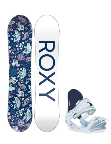 Zestaw snowboardowy Roxy Poppy Package (deska + wiązanie Poppy 2 Straps) - Długość (cm) - 110