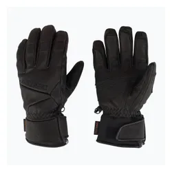 Rękawice narciarskie męskie Descente 5 Finger Leather black