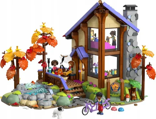 LEGO FRIENDS 42705 Jesienna leśna chatka, zestaw klocków dla dzieci +9 lat
