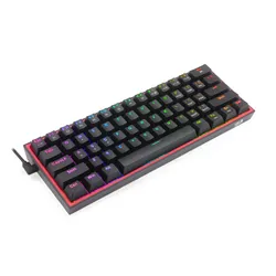 Klawiatura mechaniczna Redragon K617 Fizz RGB Red Box Switch Czarny