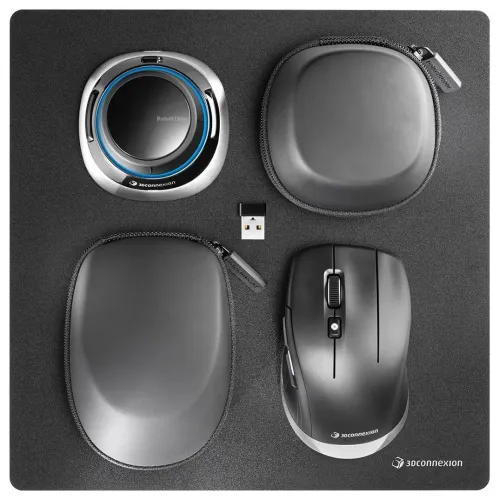 Myszka 3DConnexion SpaceMouse Kit 2 bezprzewodowa czarna