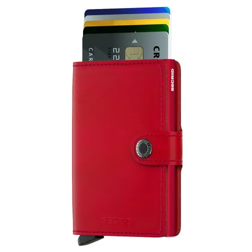 Portfel kieszonkowy RFID Secrid Miniwallet Original - red / red