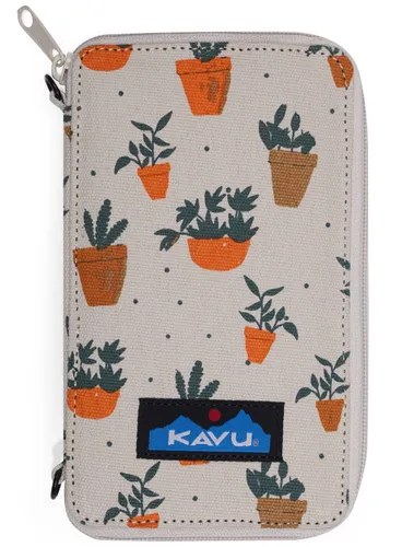 Кошелек Kavu дорожный чехол Go Time - potted plants