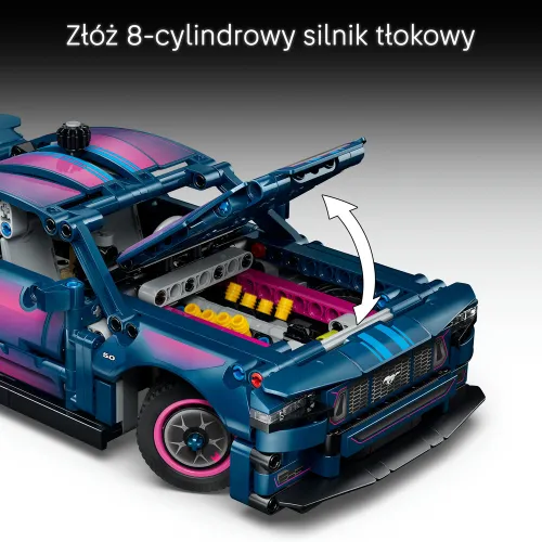 LEGO 42236 Technic: автомобиль Ford Mustang GT, набор блоков 10+