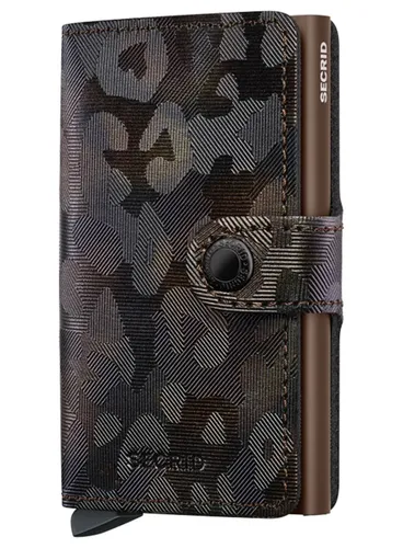 Portfel ochronny Miniwallet Secrid Jungle - brown