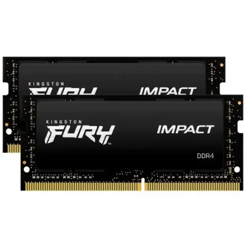 Pamięć Kingston FURY Impact DDR4 64GB (2 x 32GB) 3200 CL20 SODIMM Czarny