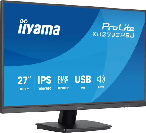 Monitor IIYAMA ProLite XU2793HSU-B7 27" 1920x1080px IPS 100Hz 1 ms [MPRT]