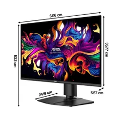 Monitor MSI MAG 272QP QD-OLED X24 26.5" 2560x1440px 240Hz 0.03 ms [GTG]