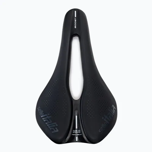 Siodełko rowerowe Selle Italia Novus Boost Evo TM, Superflow, Manganese Rail, Soft-Tek black