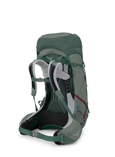 Plecak górski damski Osprey Aura AG LT 50 - koseret/darjeelin spring green