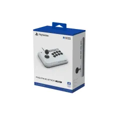 Kontroler Hori SPF-038U Fighting Stick Mini do PC PS5 PS4 Przewodowy Biały