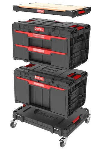 Zestaw skrzynek narzędziowych QBRICK System One Workshop Drawers Set 6