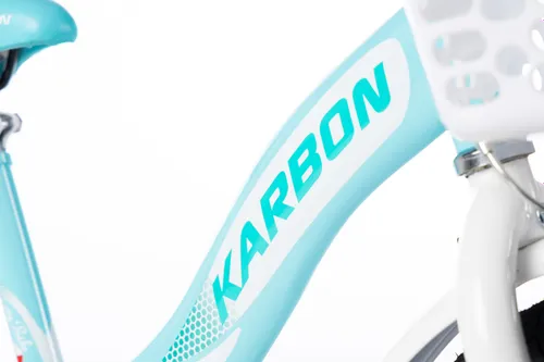 Rower dziecięcy KARBON Kitty 16 cali dla dziewczynki Turkusowy